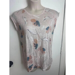 linen womens light weight blouse by rachel zoe size medium 0959